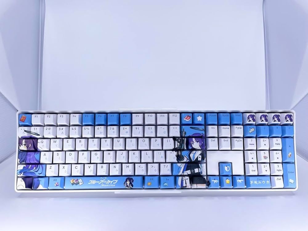 ブルーアーカイブ　ブルアカ　中国限定　PC キーボード　タイプA ふもコレ×ブルーアーカイブ キーボード ミレニアムサイエンス